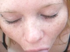 best of Blowjob freckled teen