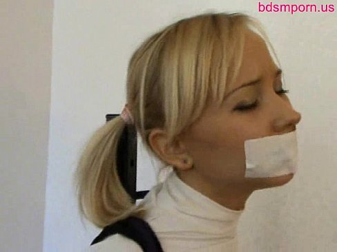 Gagged tape hooded