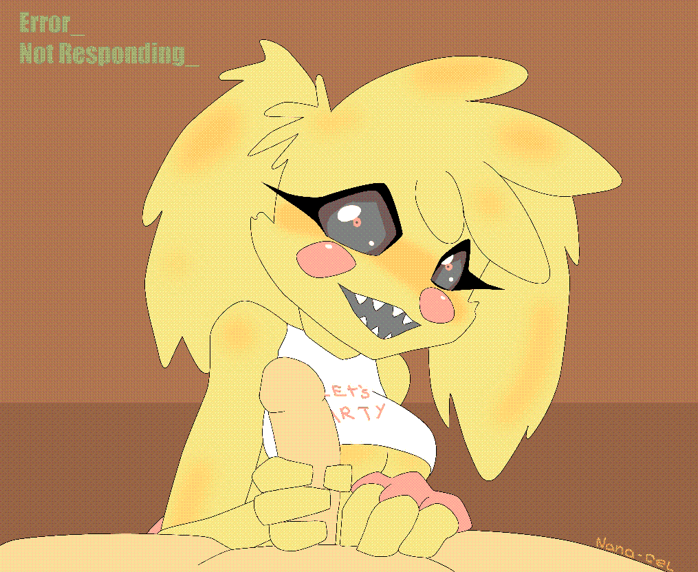 Toy chica blowjob
