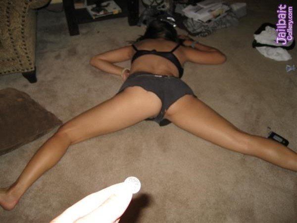 Fucking Tired Step Sister In The Ass While Step Mom Is Out.