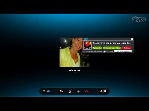 Sexy teacher makes video for her boyfriend on Skype.