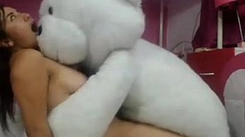 Having sex with my teddy!